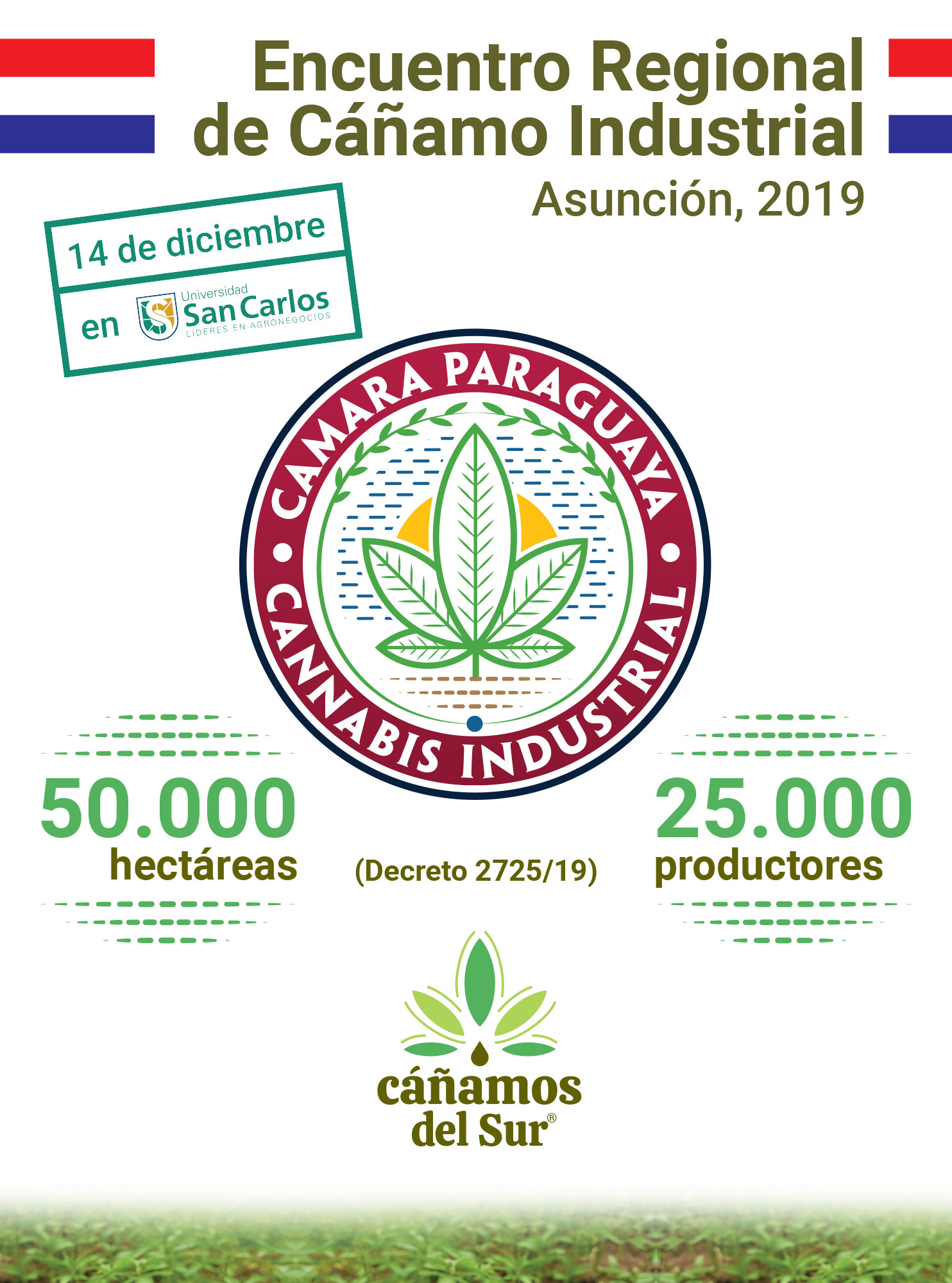 Encuentro Regional de Cáñamo Industrial Asunción Paraguay